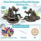 Mountain Waterfall Incense Burner,Backfall Incense Holder River, Incense Falls Meditation Decor for Room with Upgrade Incense Cones and Accessories